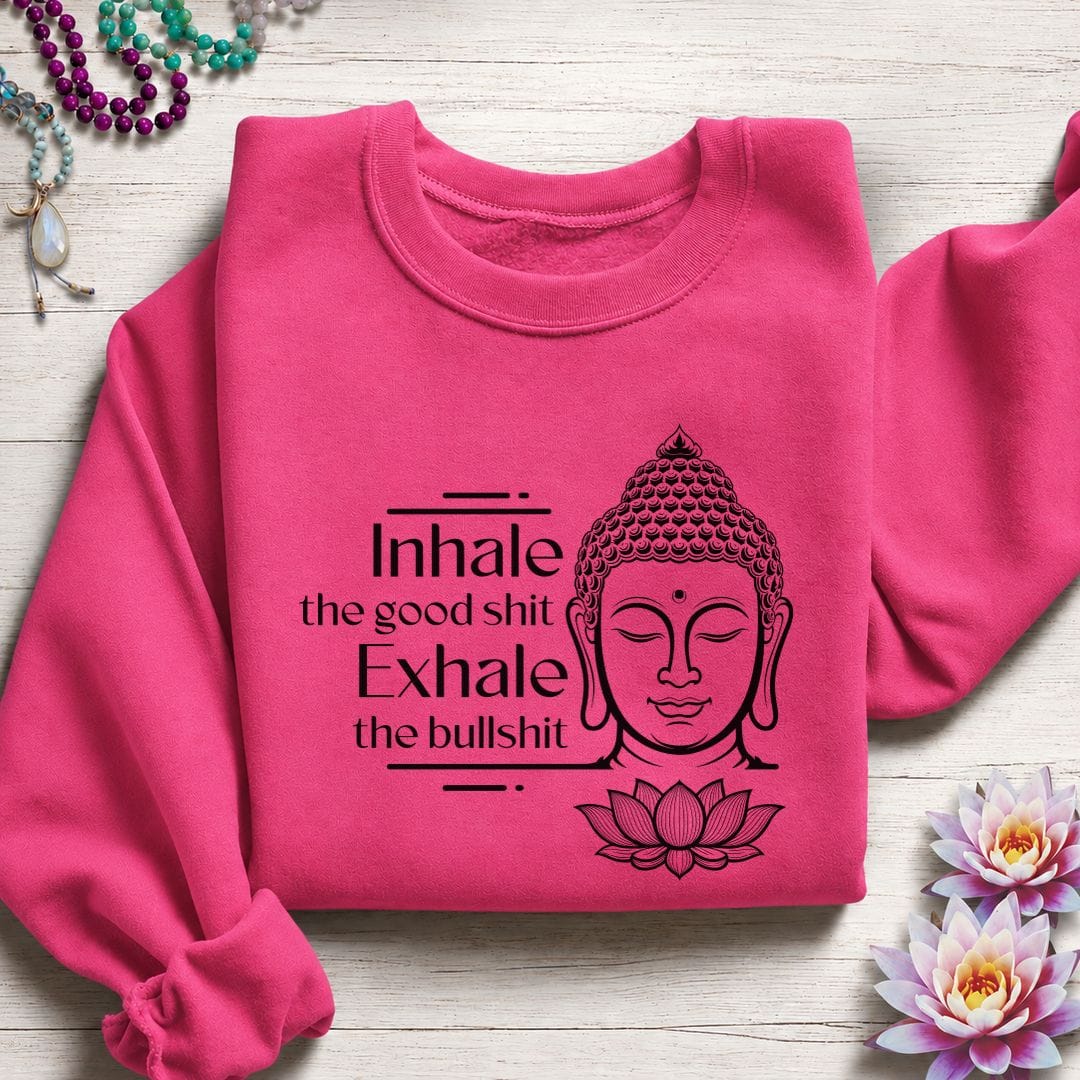 The Good Shit Sweatshirt Heliconia