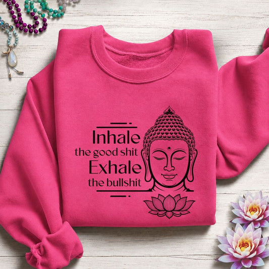 The Good Shit Sweatshirt Heliconia