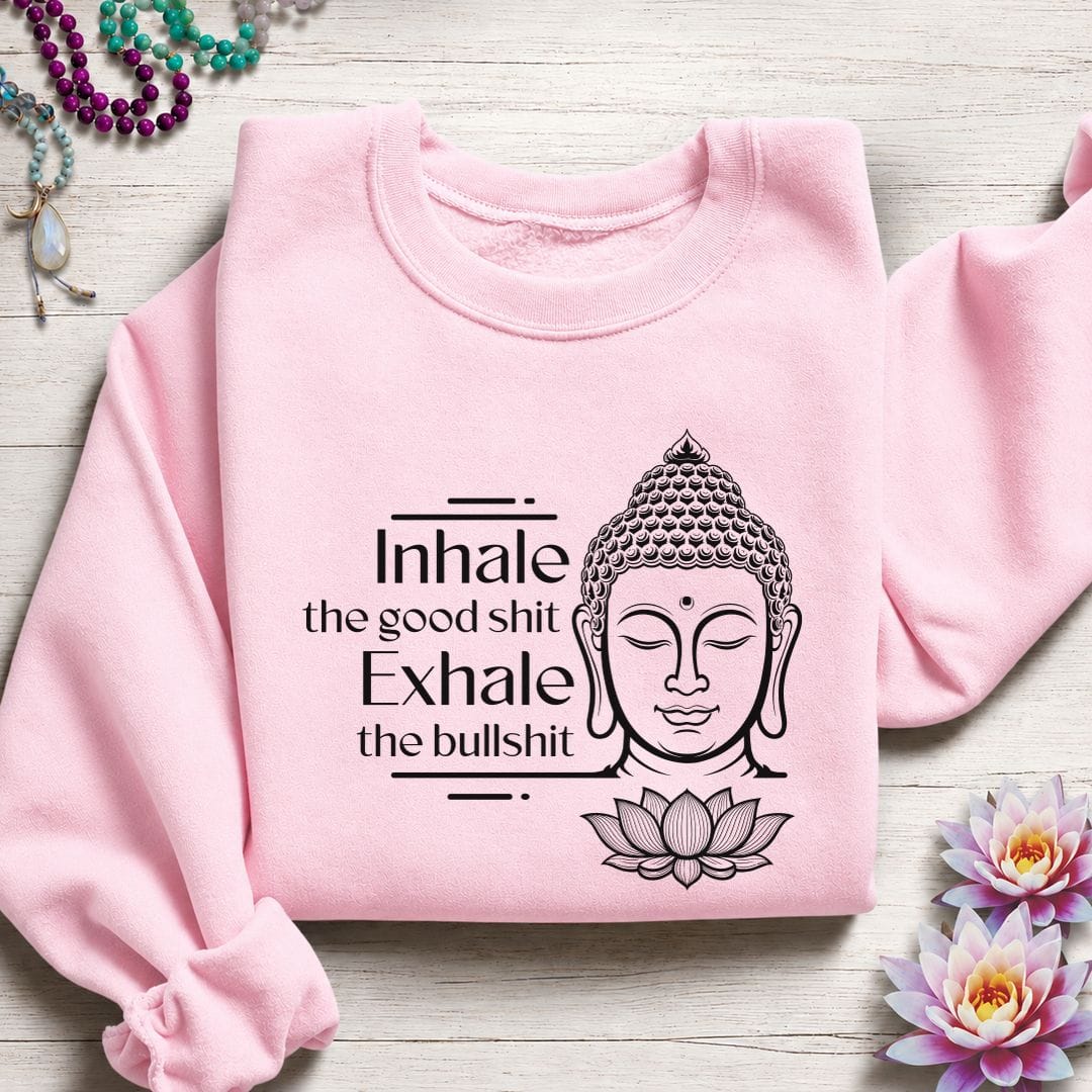 The Good Shit Sweatshirt Light Pink