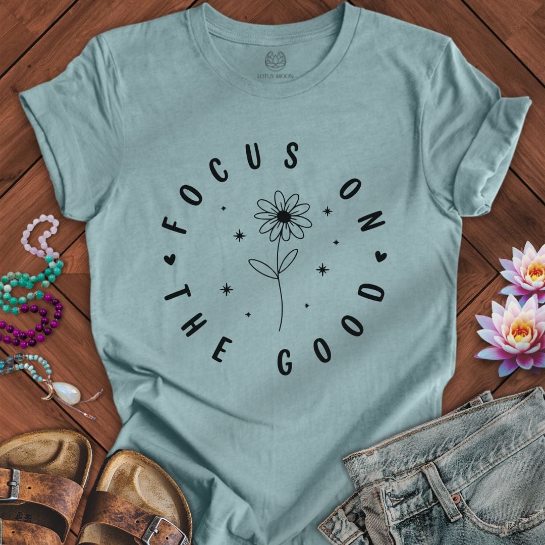 The Good Tee Heather Blue Lagoon