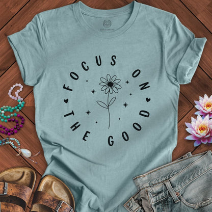 The Good Tee Heather Blue Lagoon