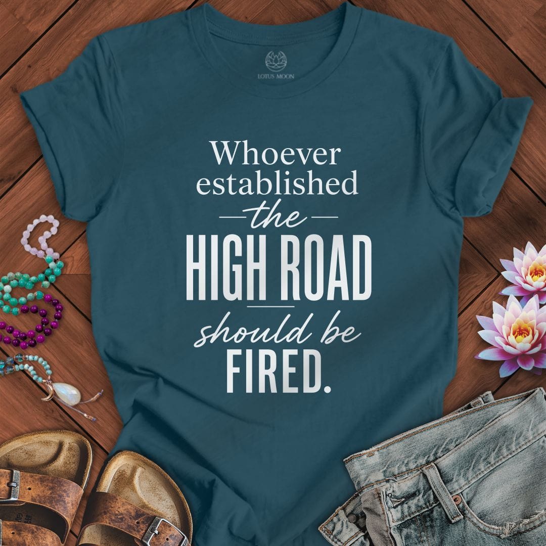 Printify T-Shirt The High Road Tee Deep Teal / S