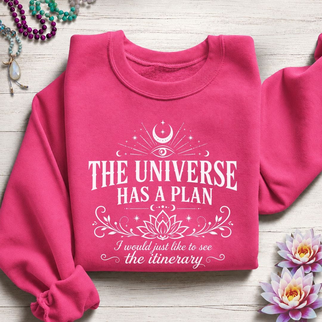 Printify Sweatshirt The Itinerary Sweatshirt Heliconia / S