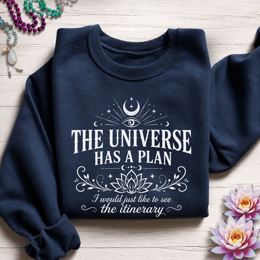 Printify Sweatshirt The Itinerary Sweatshirt Navy / S