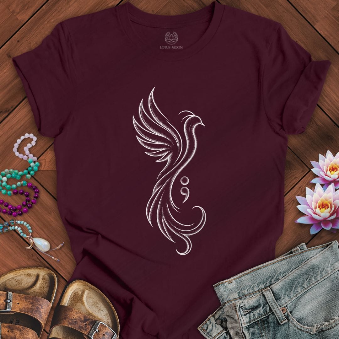 Printify T-Shirt The Next Chapter Tee Maroon / S