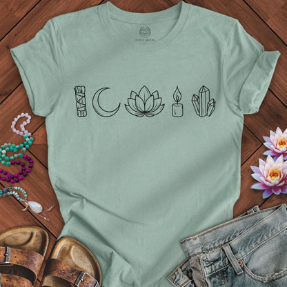 The Simple Things Tee Dusty Blue
