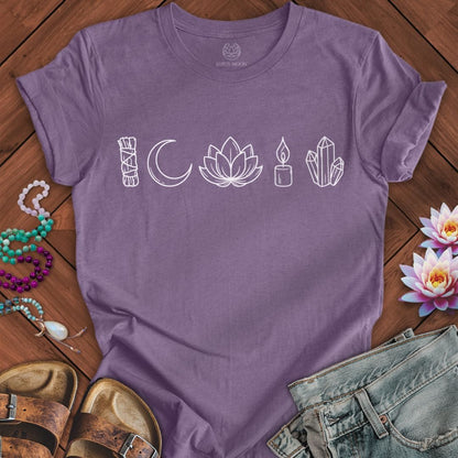 The Simple Things Tee Heather Purple