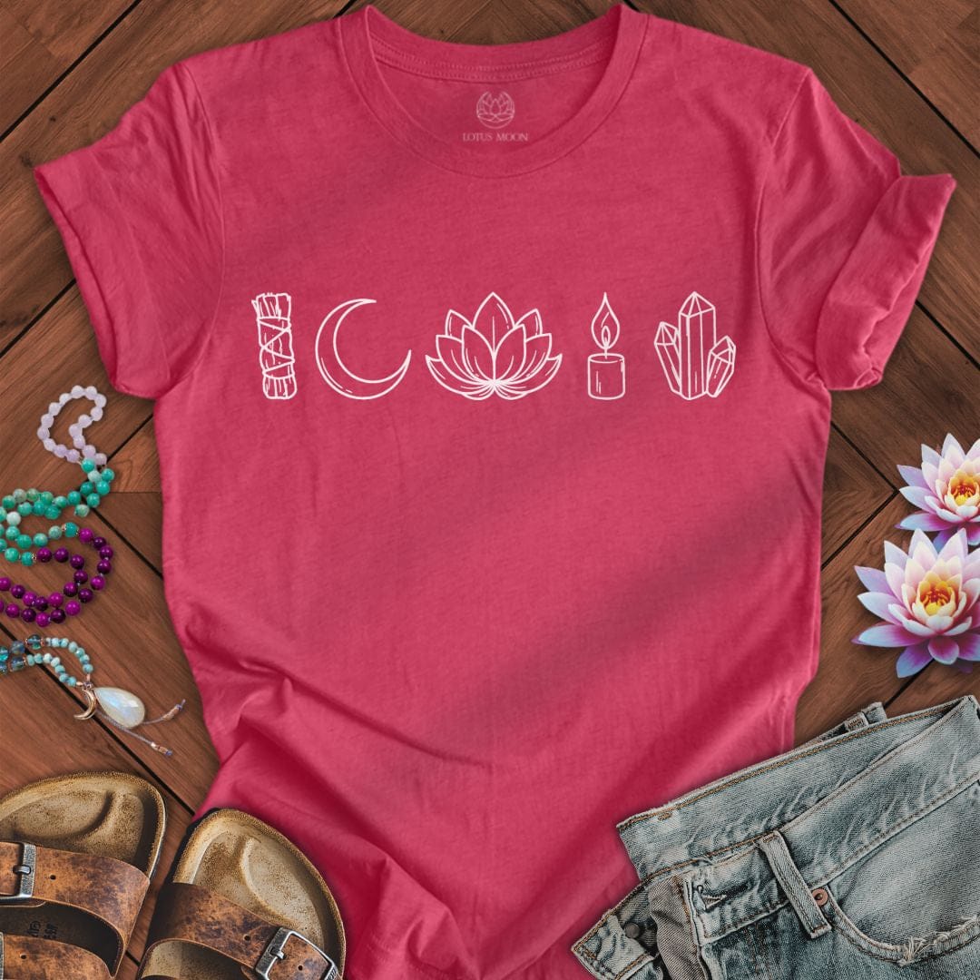 The Simple Things Tee Heather Raspberry