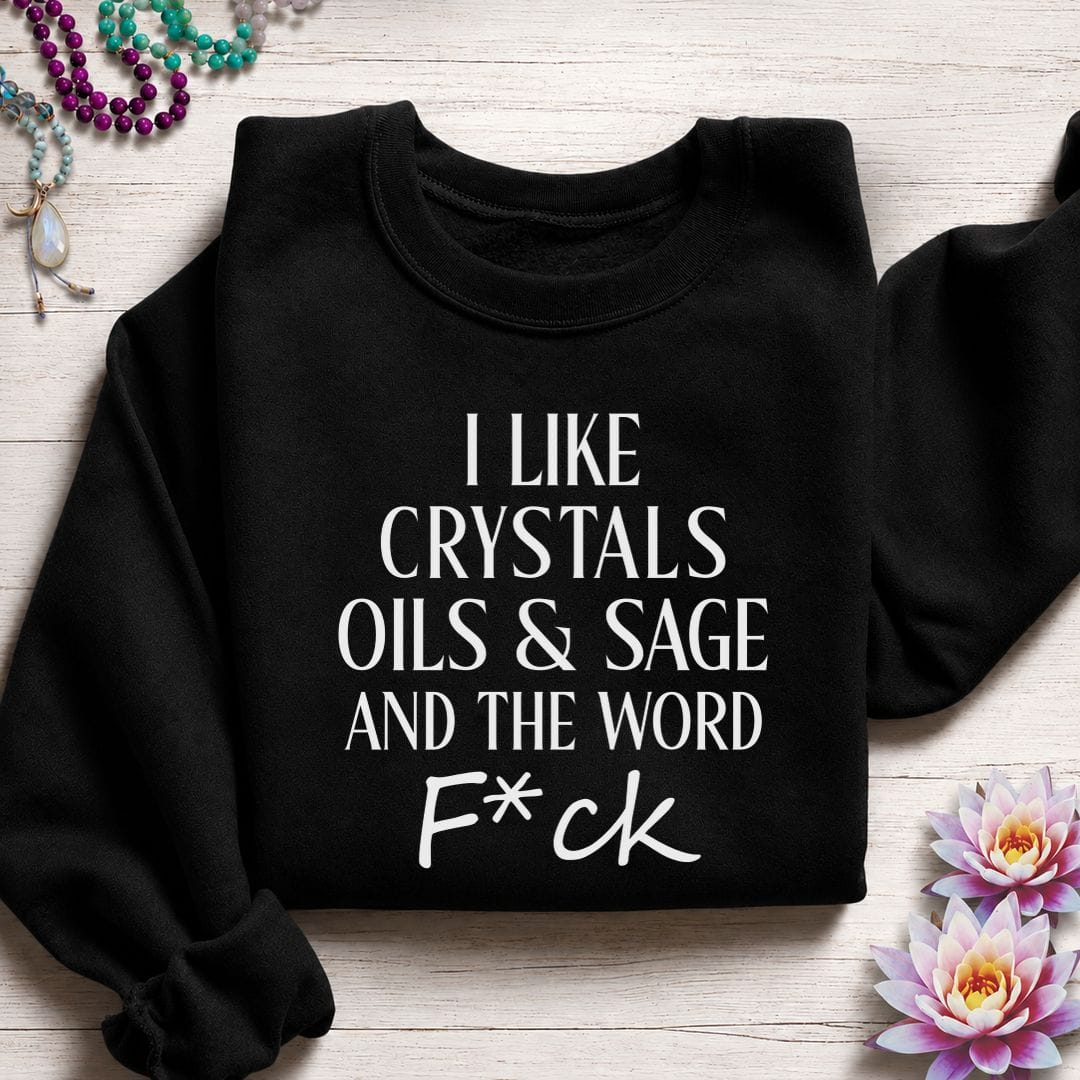 Printify Sweatshirt Things I Like Sweatshirt Black / S