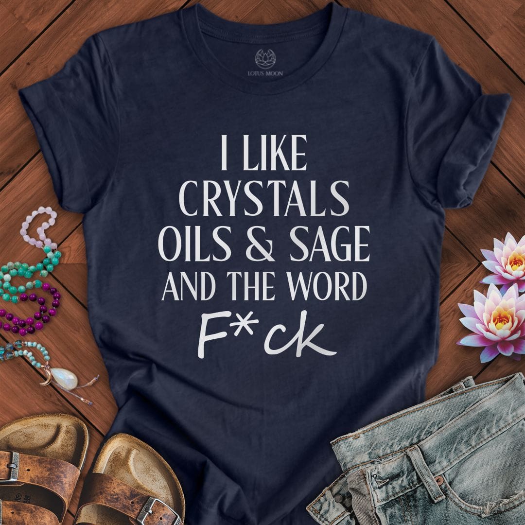 Things I Like Tee Heather Midnight Navy
