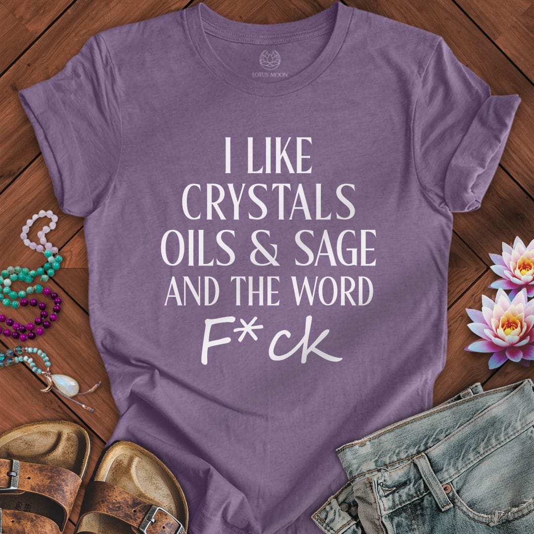 Things I Like Tee Heather Purple