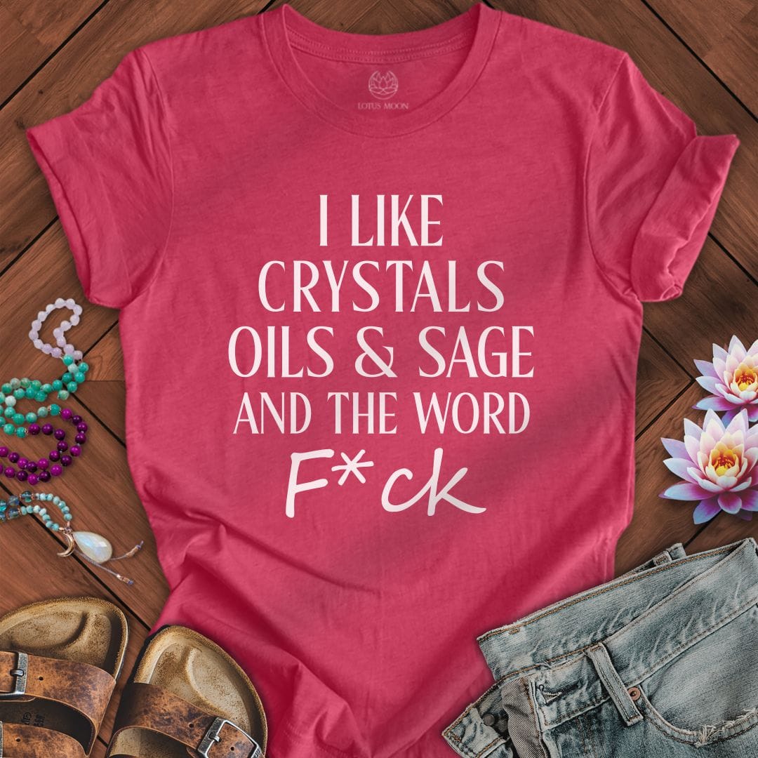 Things I Like Tee Heather Raspberry