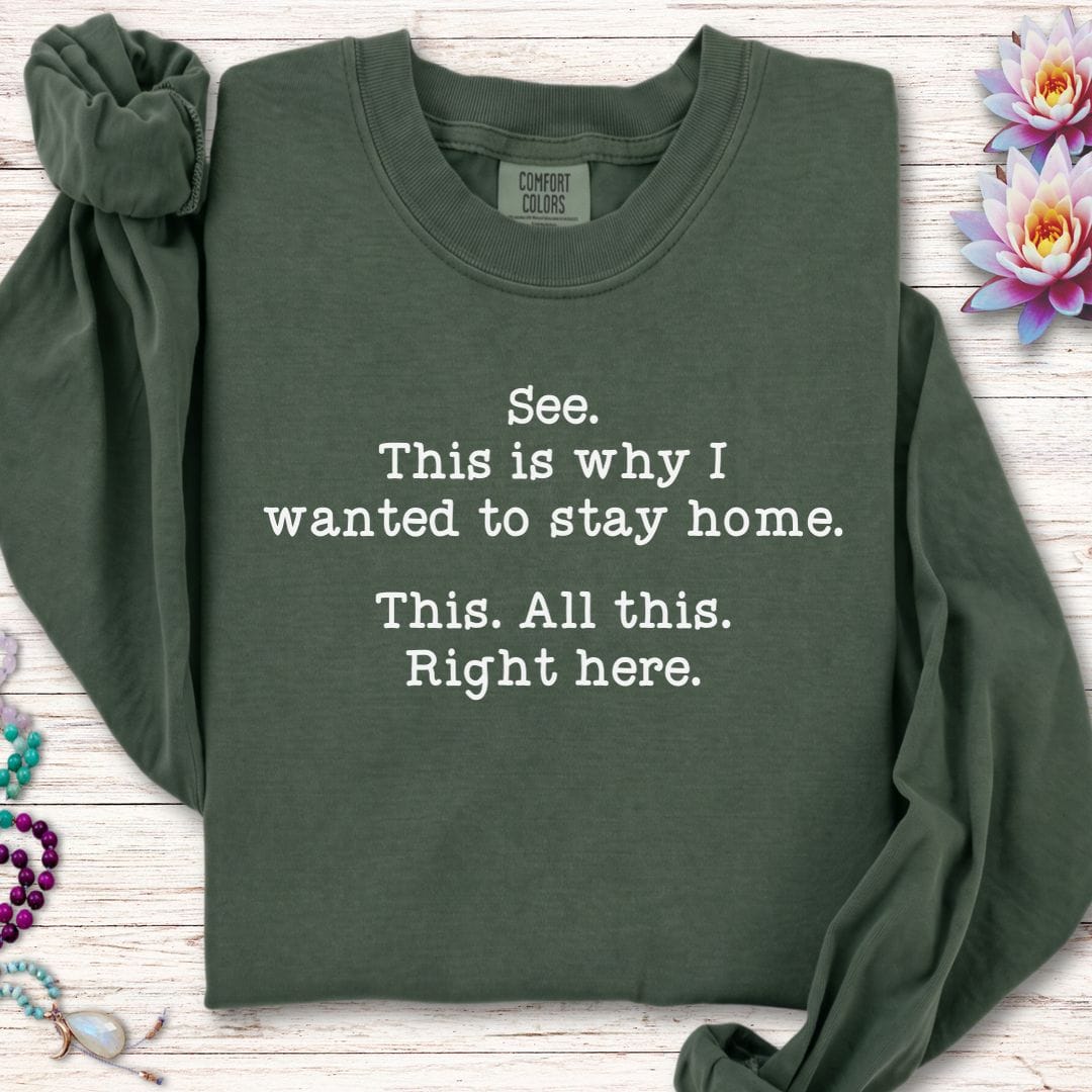 Printify Long-sleeve This Right Here Long Sleeve Tee Hemp / S