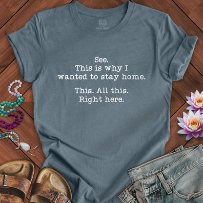 This Right Here Tee Heather Slate