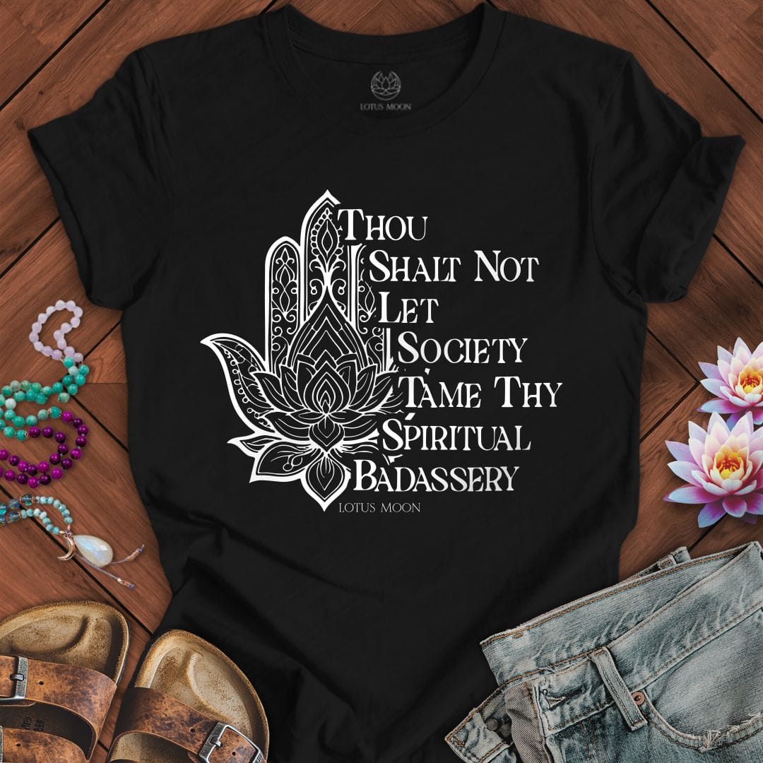Thy Spiritual Badassery Tee Black Heather