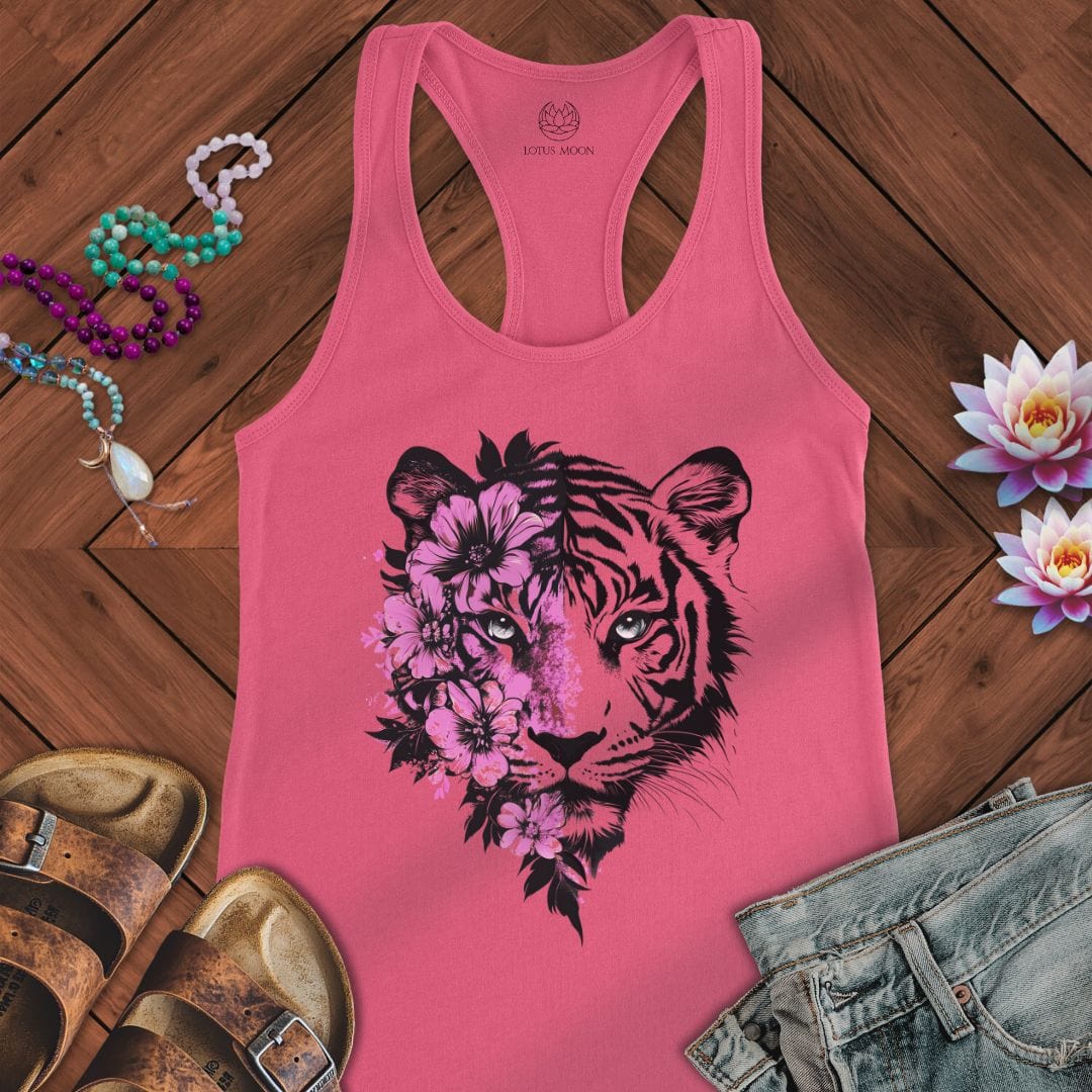 Lotus Moon Co. Tank Top Tigress Tank Solid Hot Pink / XS