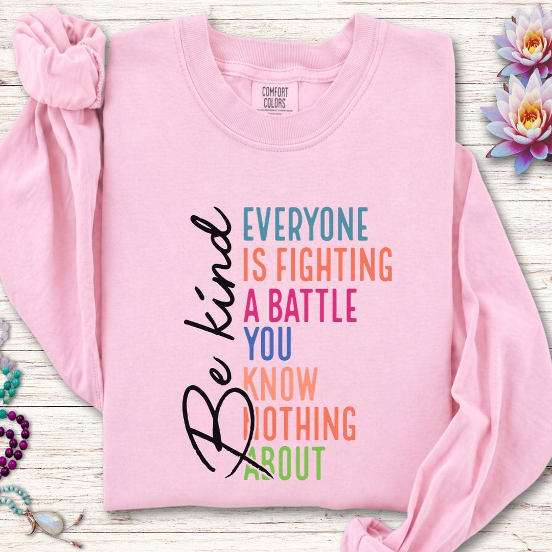 Time To Be Kind Long Sleeve Tee Blossom