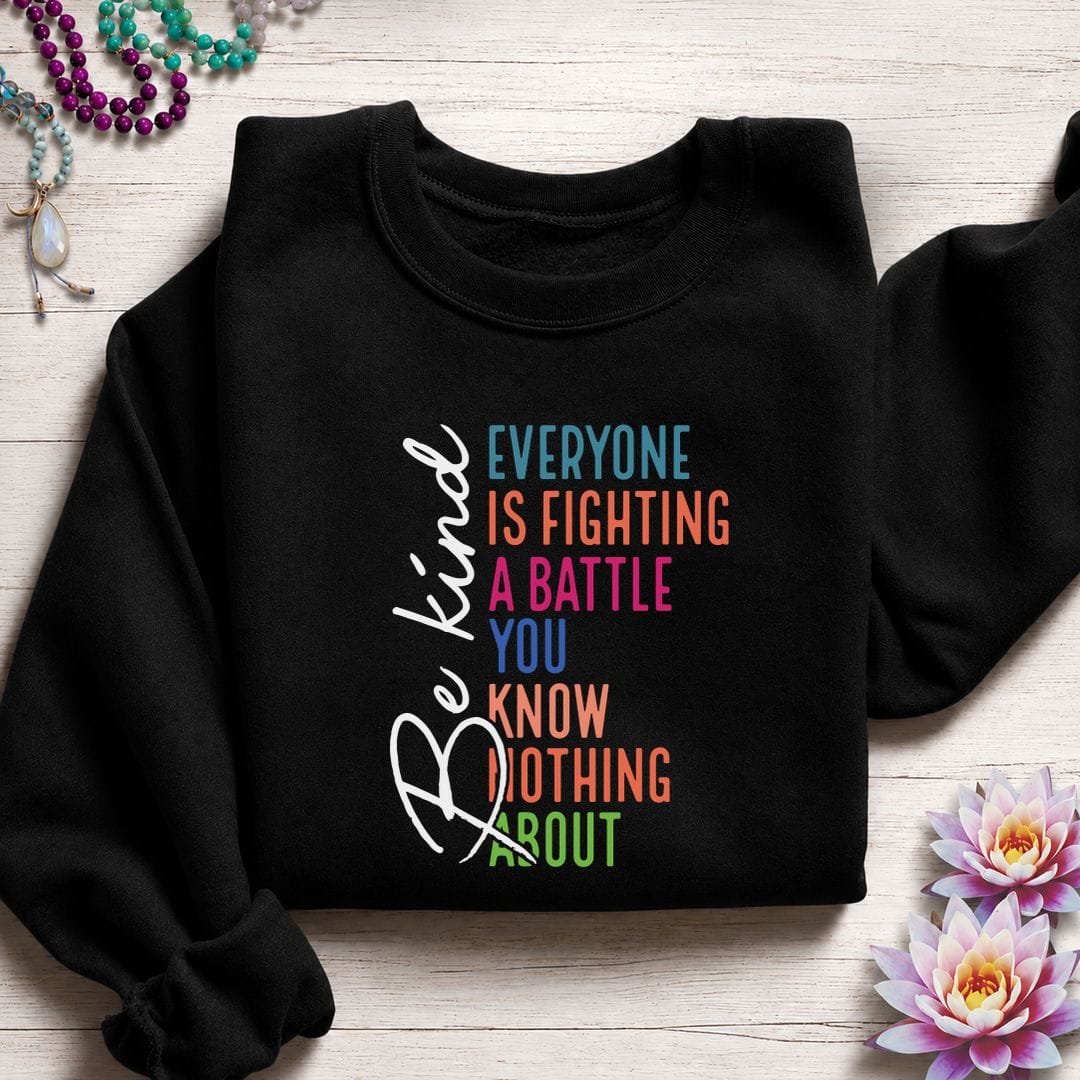 Time To Be Kind Sweatshirt Black