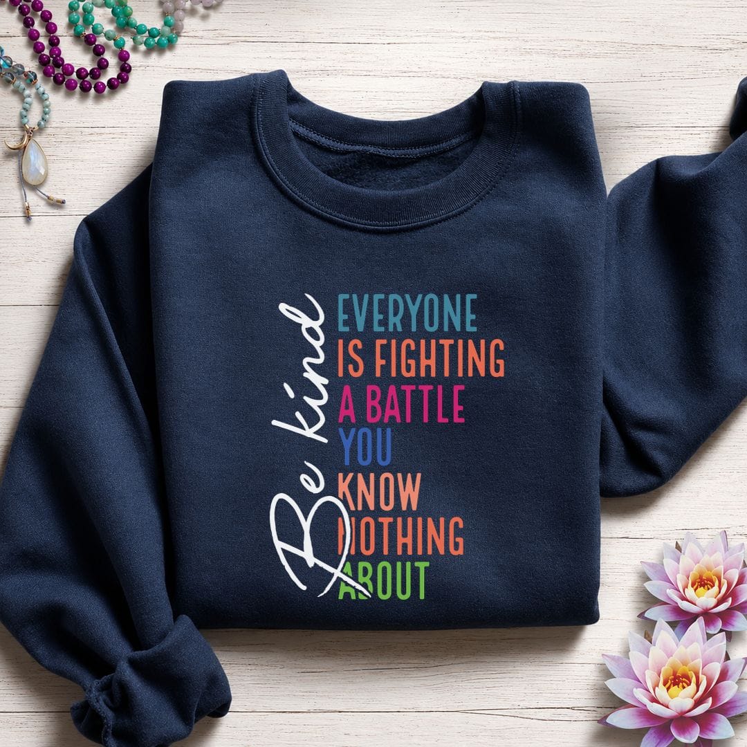 Time To Be Kind Sweatshirt Navy