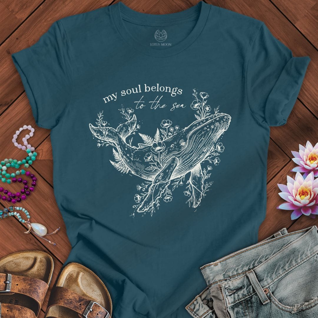 Printify T-Shirt To The Sea Tee Deep Teal / S
