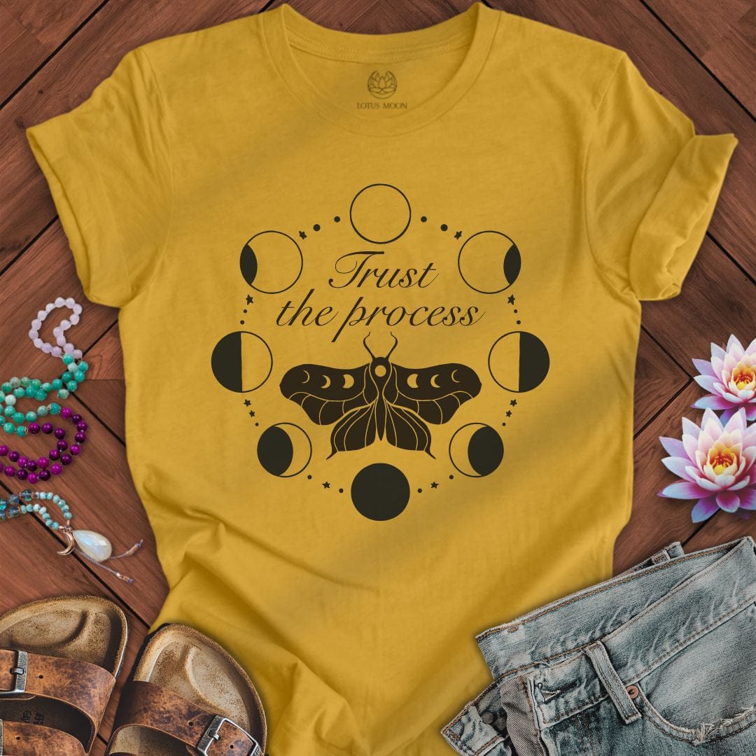 Trust the Process Tee Heather Mustard