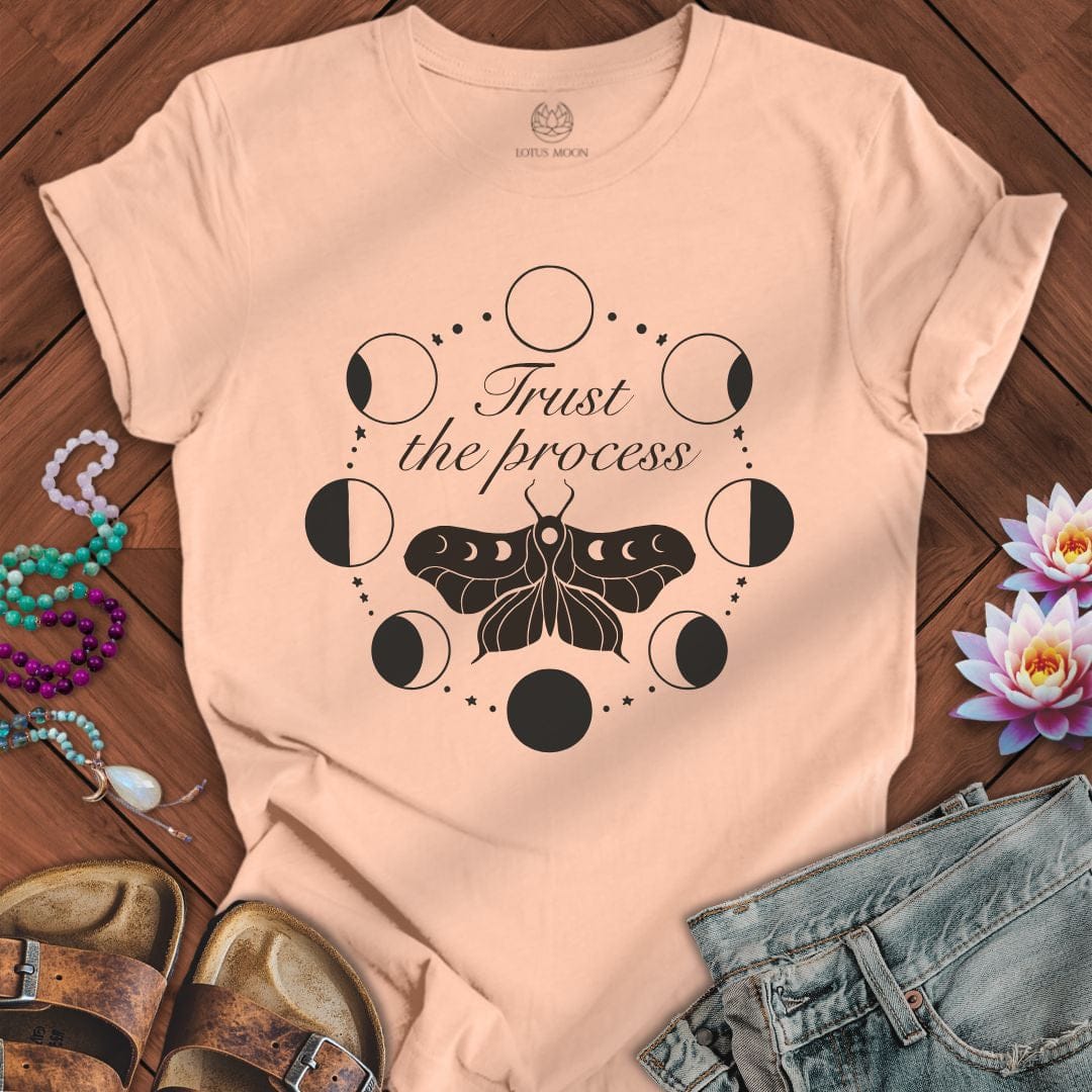 Trust the Process Tee Peach