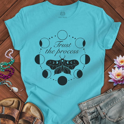 Trust the Process Tee Turquoise