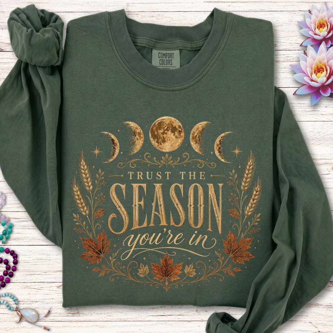 Trust The Season Long Sleeve Tee Hemp