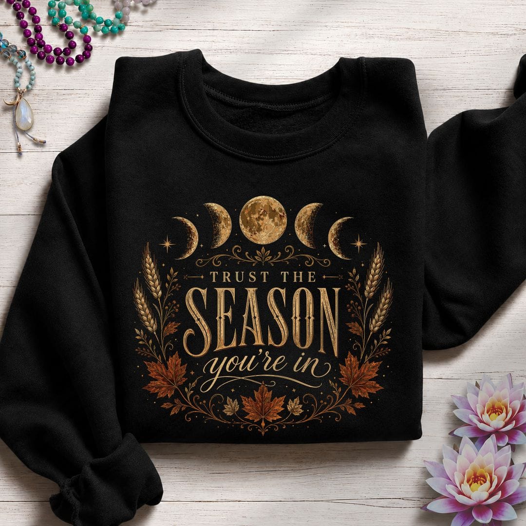 Trust The Season Sweatshirt Black