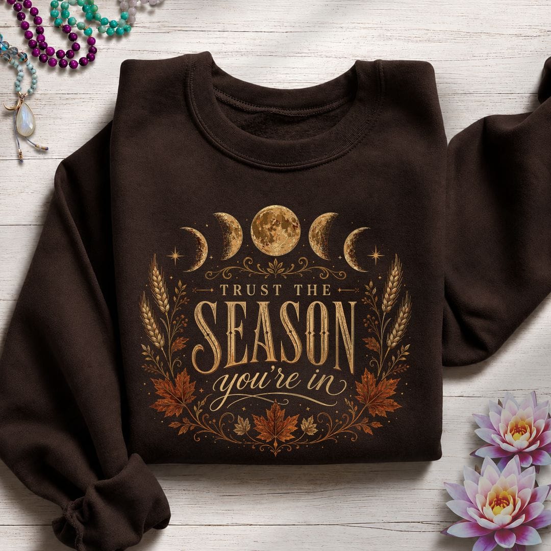 Trust The Season Sweatshirt Dark Chocolate