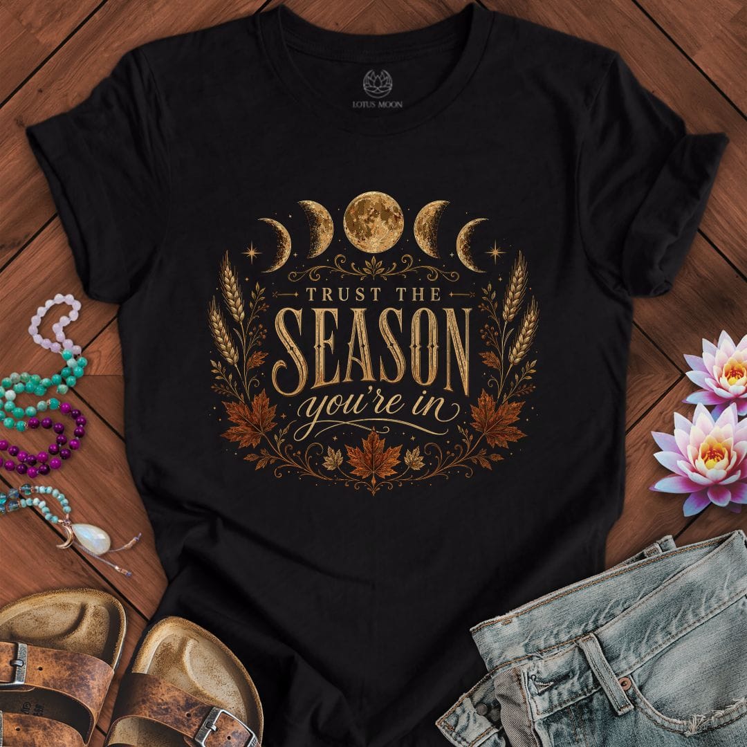 Trust The Season Tee Black