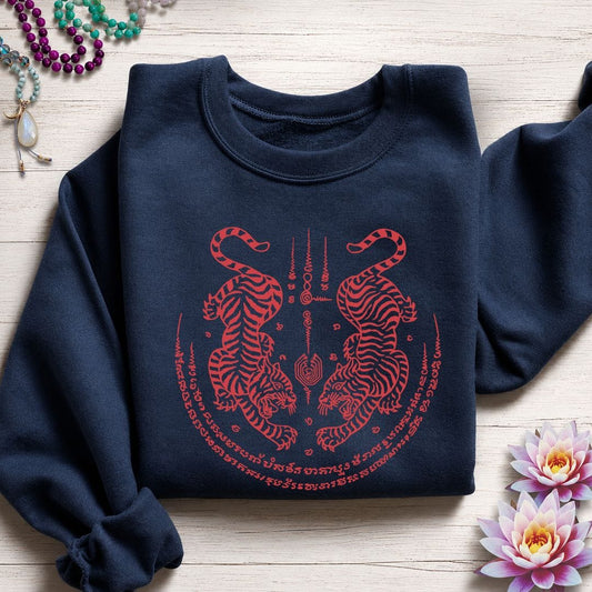 Twin Tigers Sweatshirt Navy