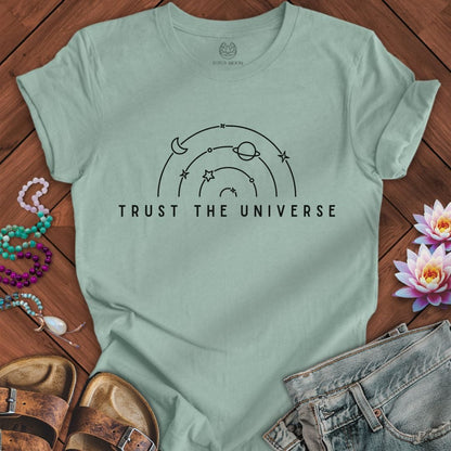 Universe Tee Dusty Blue