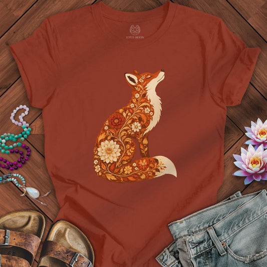 Vintage Red Fox Tee Rust