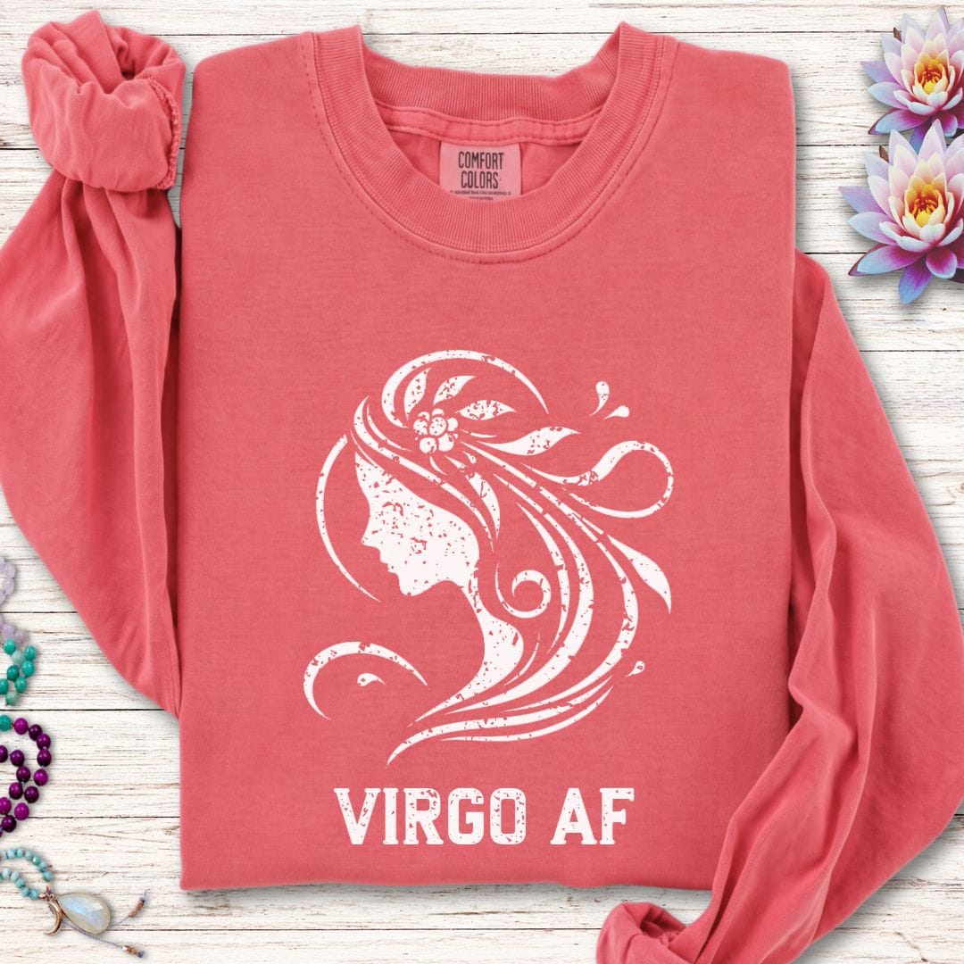 Virgo AF Long Sleeve Tee Watermelon