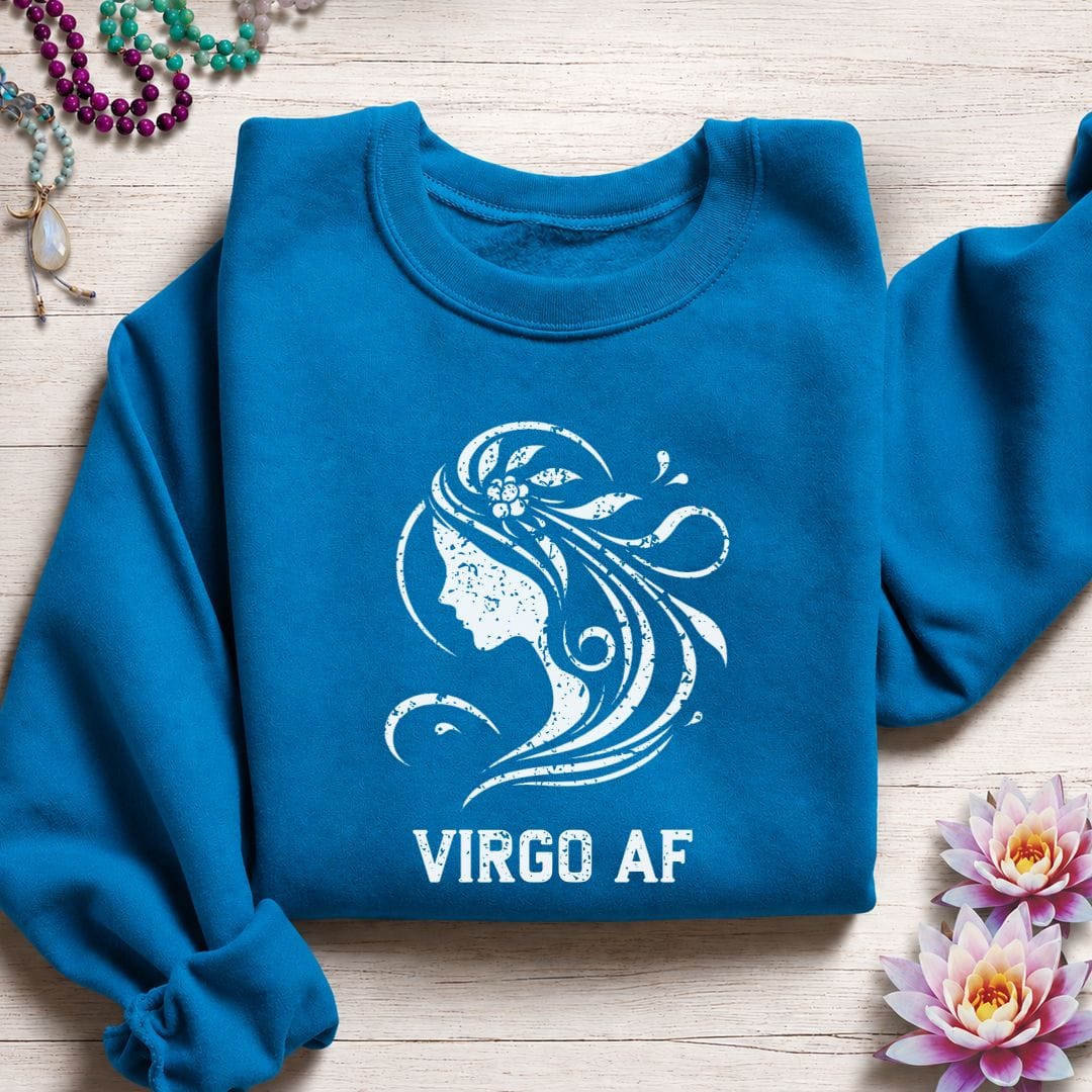 Virgo AF Sweatshirt Sapphire