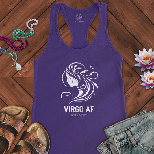 Virgo AF Tank Solid Purple Rush