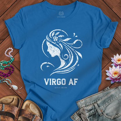 Lotus Moon Co. T-Shirt Virgo AF Tee Columbia Blue / S