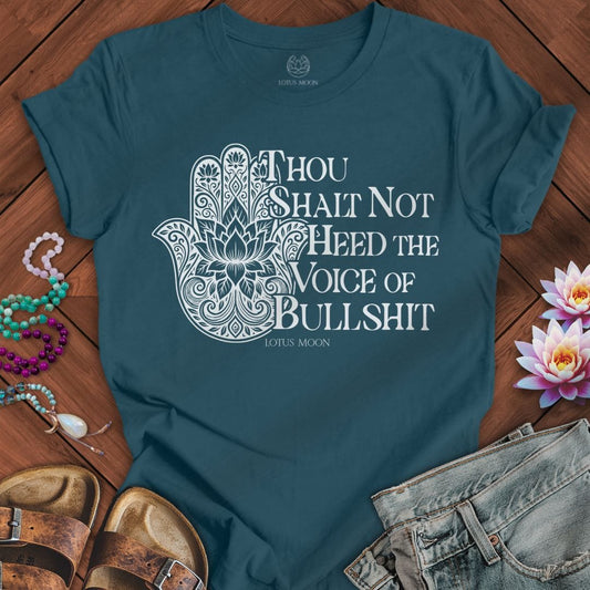 Printify T-Shirt Voice of Bullshit Tee Deep Teal / S