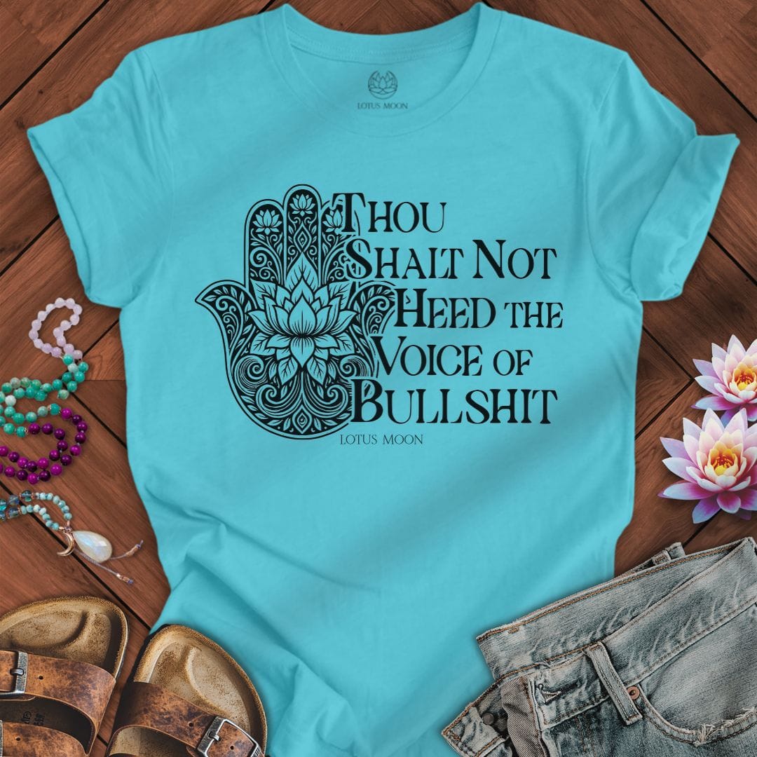 Voice of Bullshit Tee Turquoise