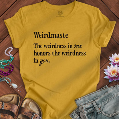 Weirdmaste Tee Heather Mustard