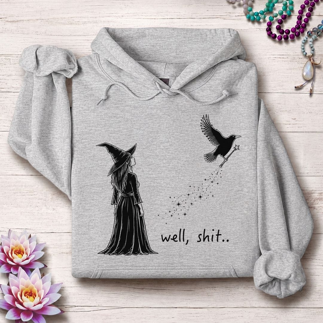 Printify Hoodie Well Shit Hoodie Sport Grey / S