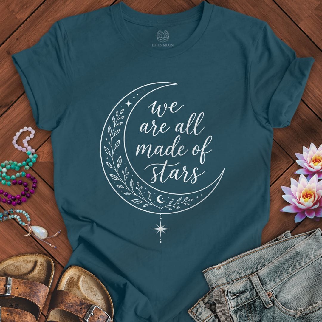 Printify T-Shirt What We're Made Of Tee Deep Teal / S
