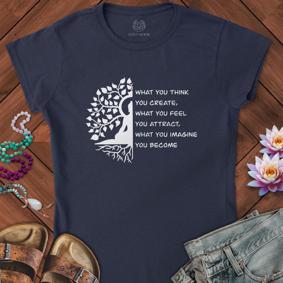 What You Think Fitted Tee Navy