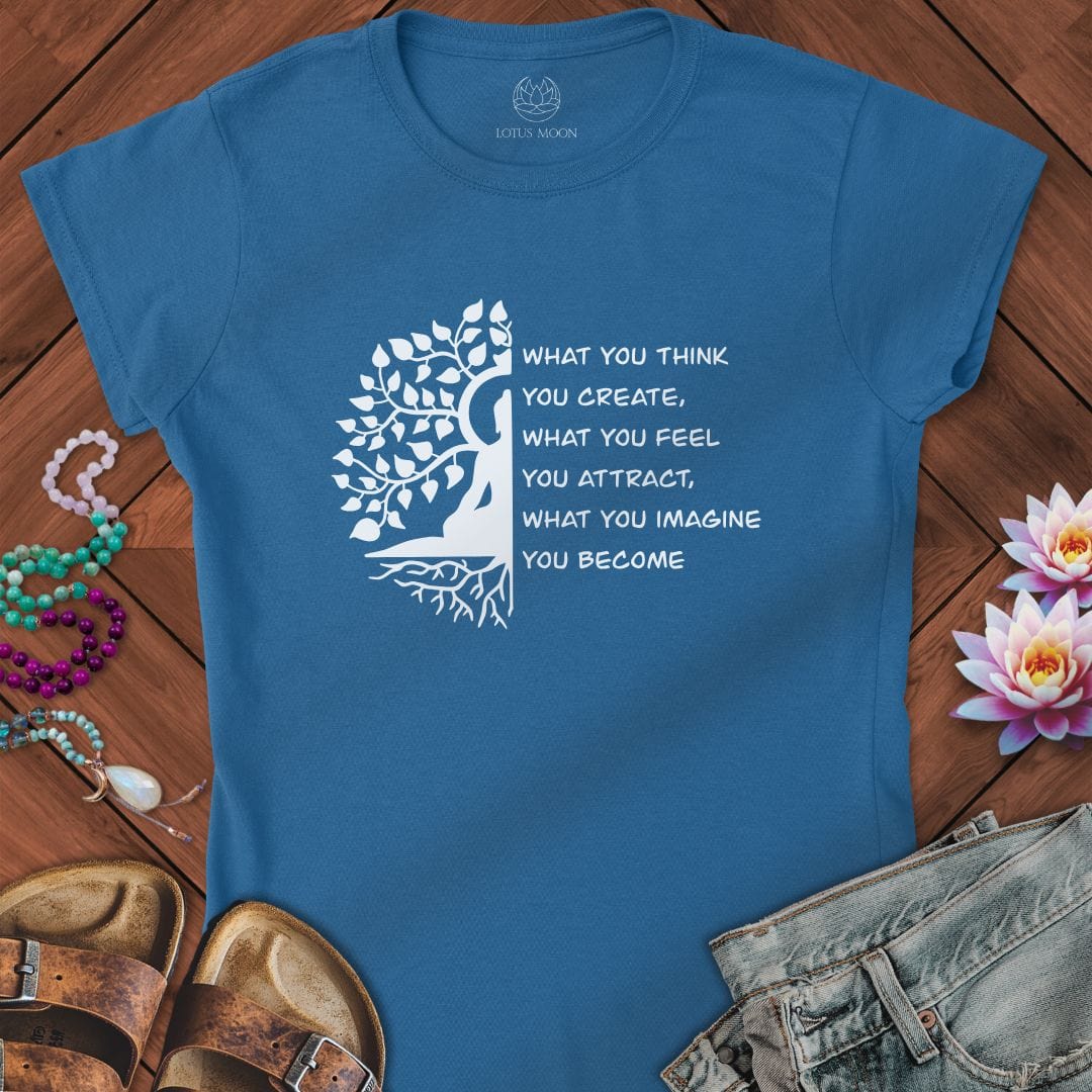What You Think Fitted Tee Royal