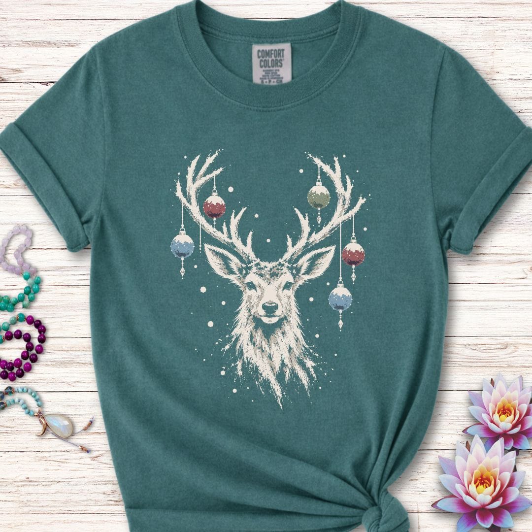 Whimsical Deer Premium Tee Blue Spruce