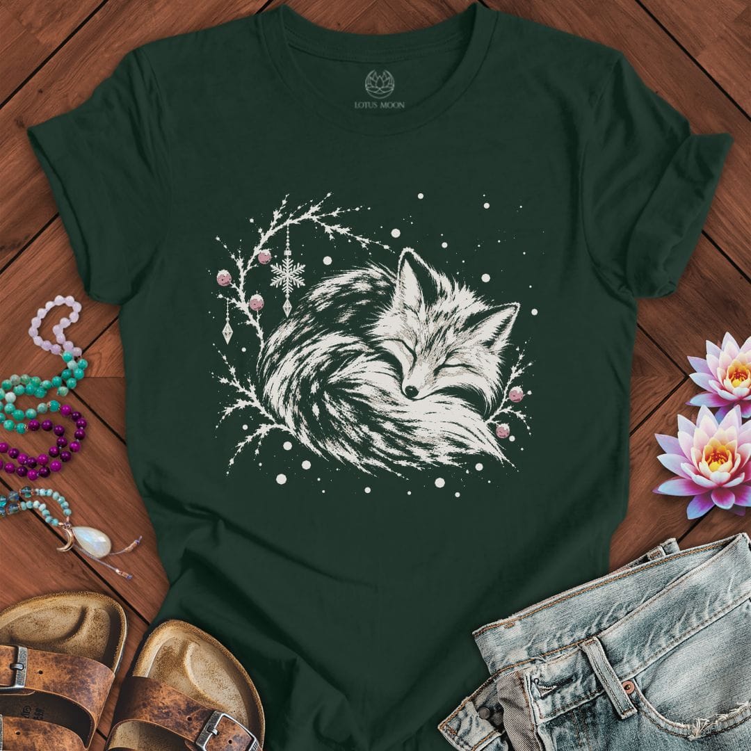Printify T-Shirt Whimsical Fox Forest / S