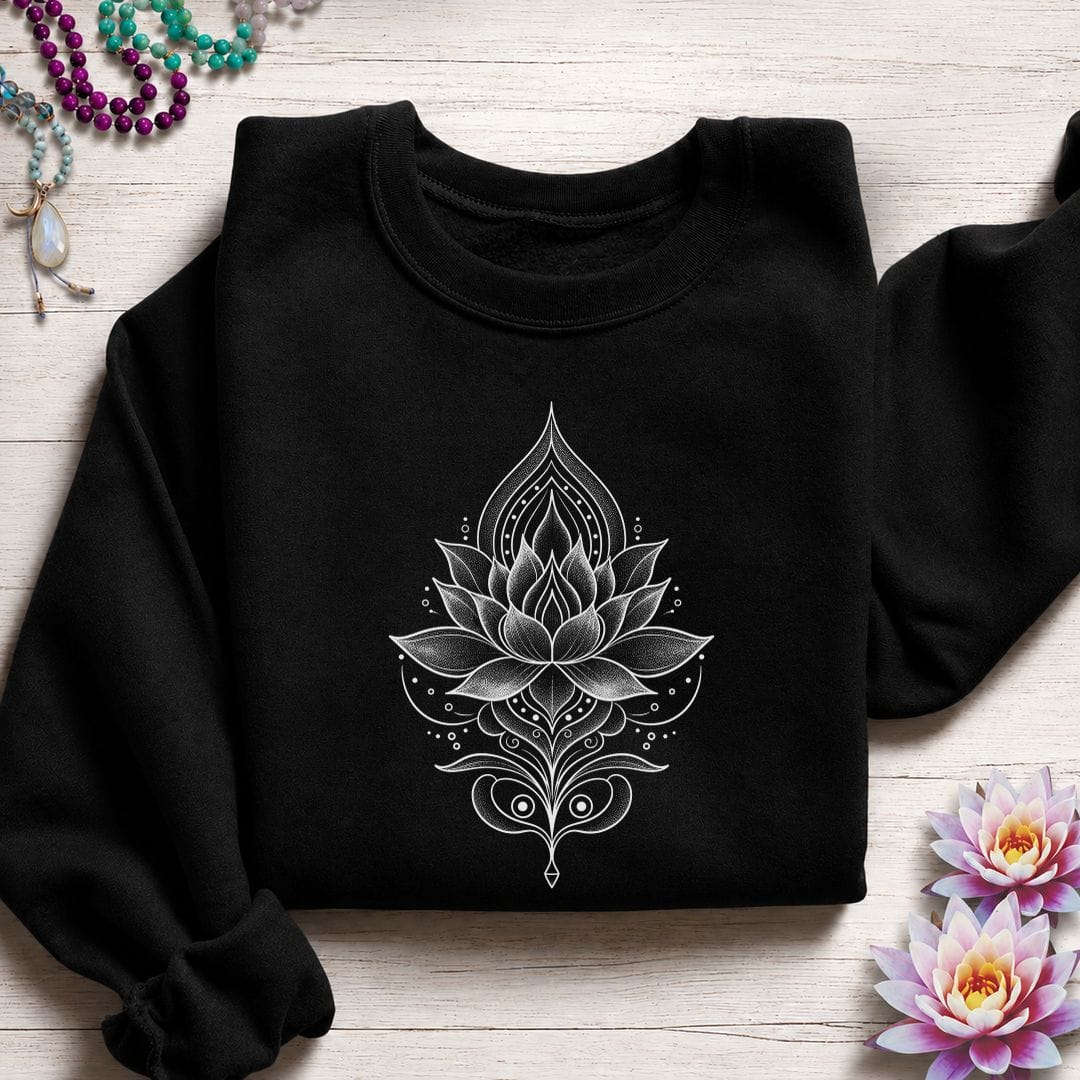 White Lotus Sweatshirt Black
