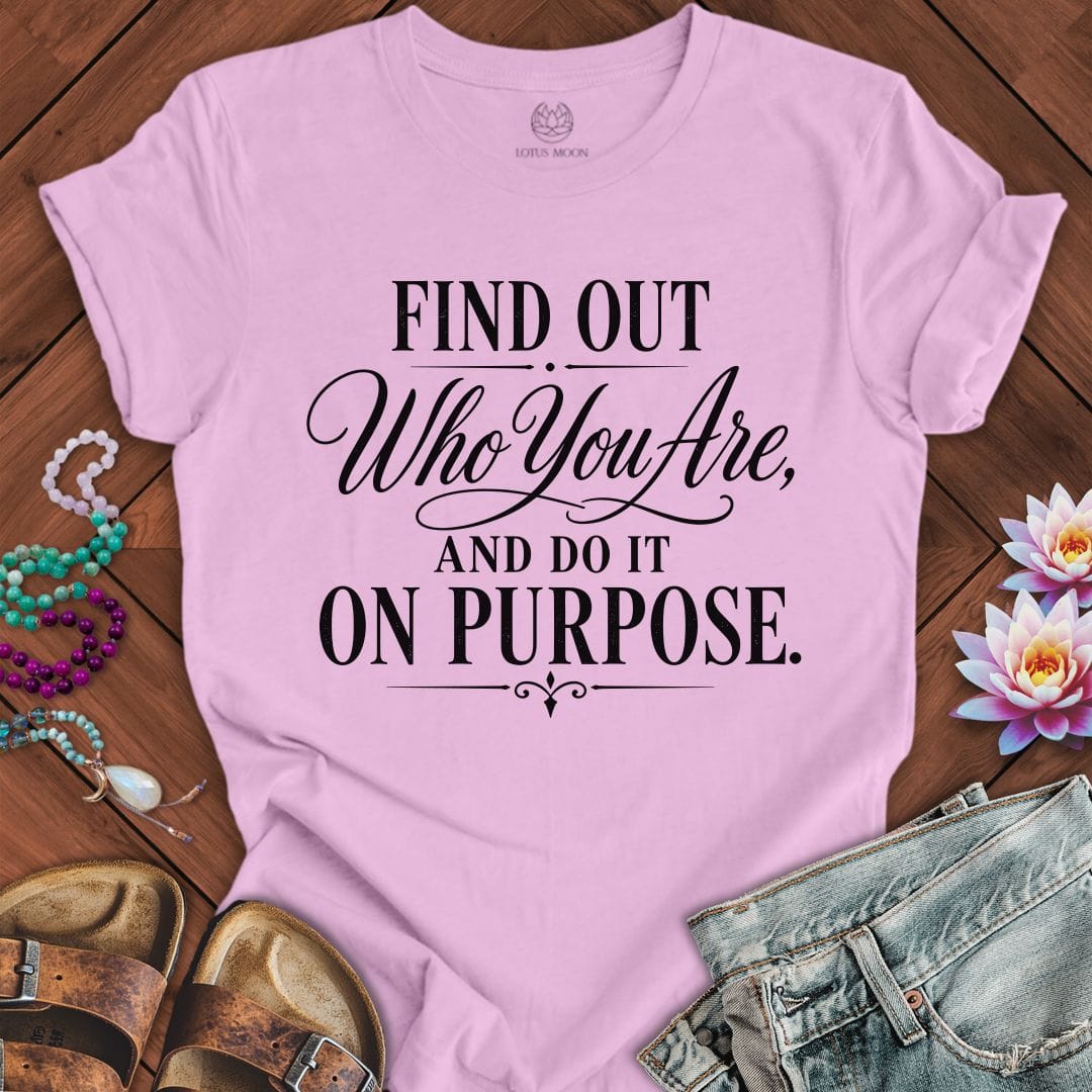 Printify T-Shirt Who You Are Tee Lilac / S
