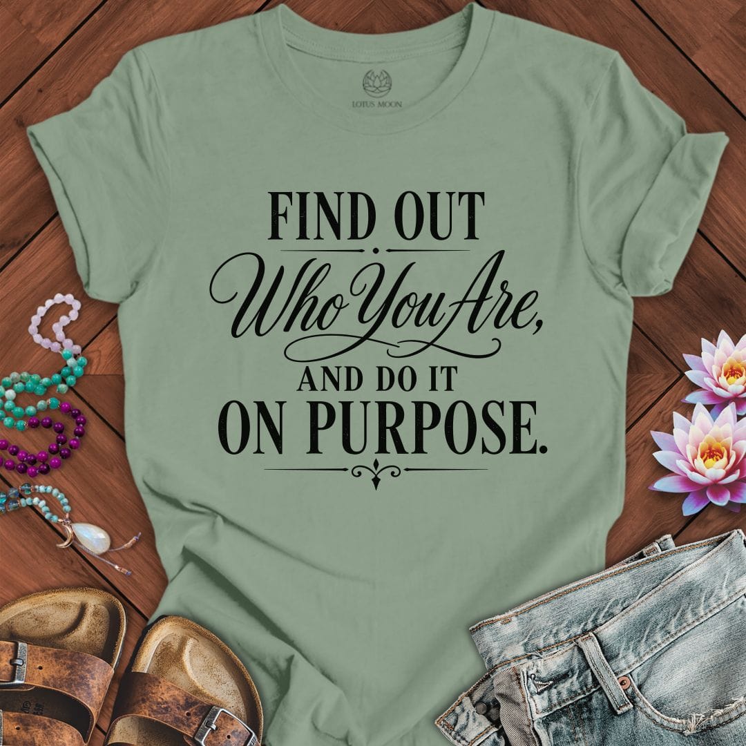 Printify T-Shirt Who You Are Tee Sage / S